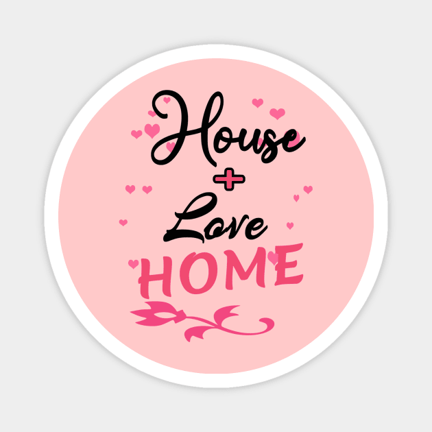 House Love Magnet by Shop Ovov